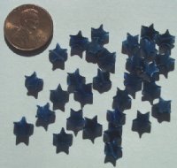 30 7mm Navy Fiber Optic Stars